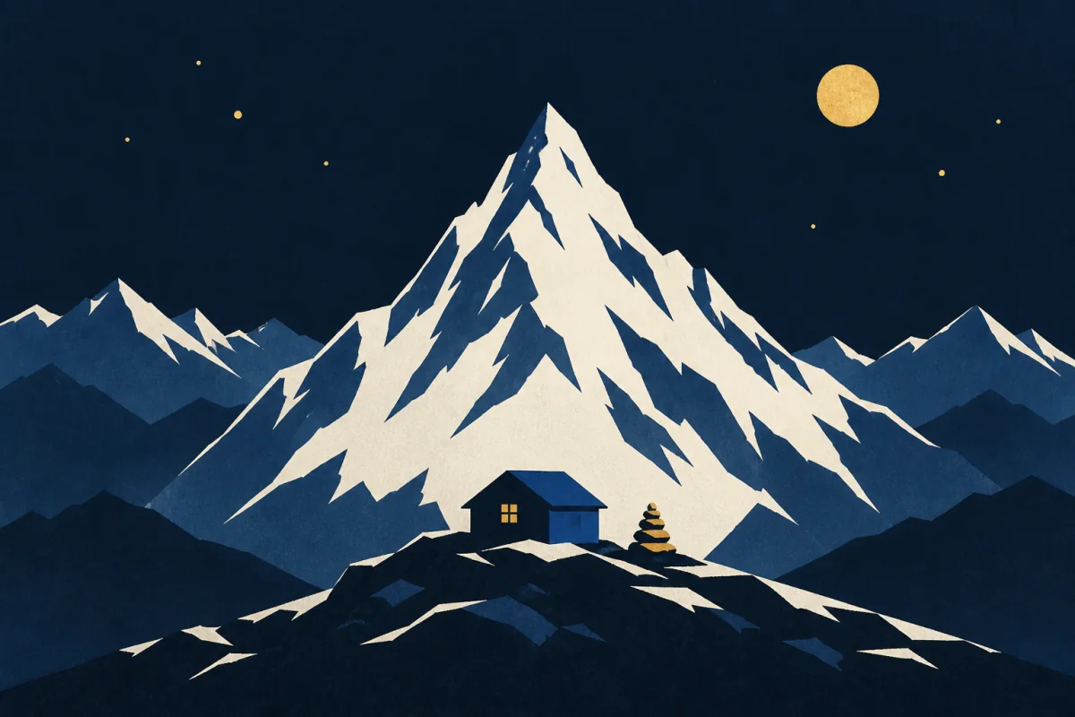 Midnight Symbols card representing Mountain-Dweller.