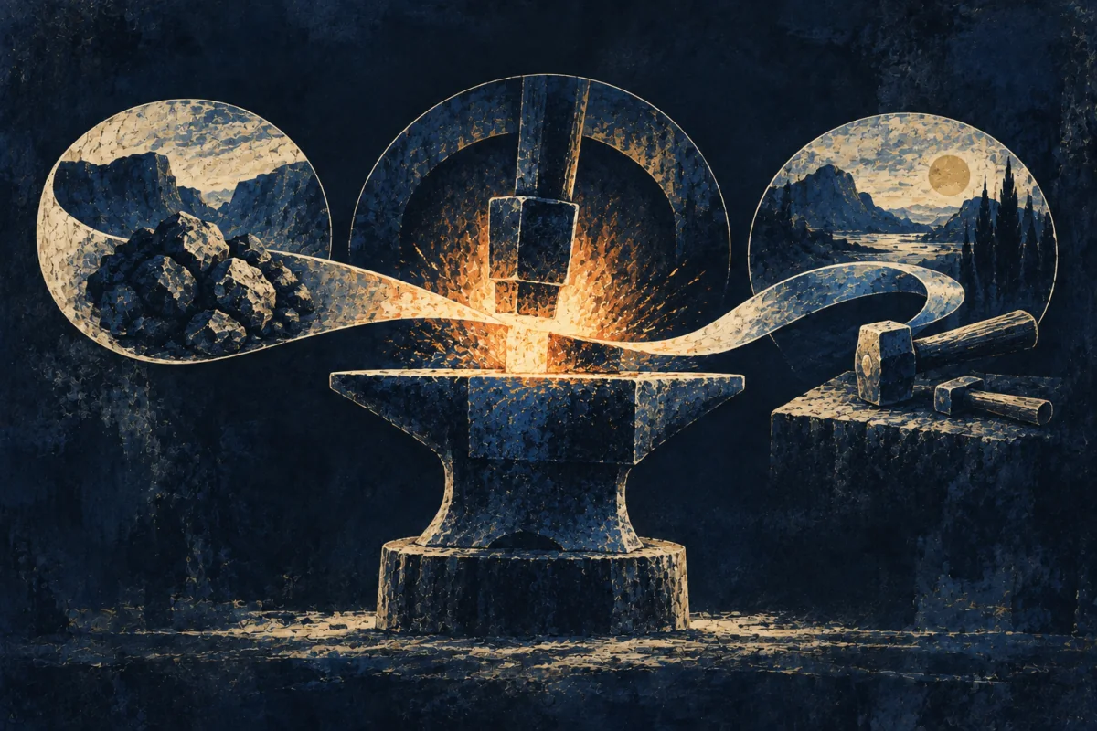 Midnight Symbols card representing Long-Forge.