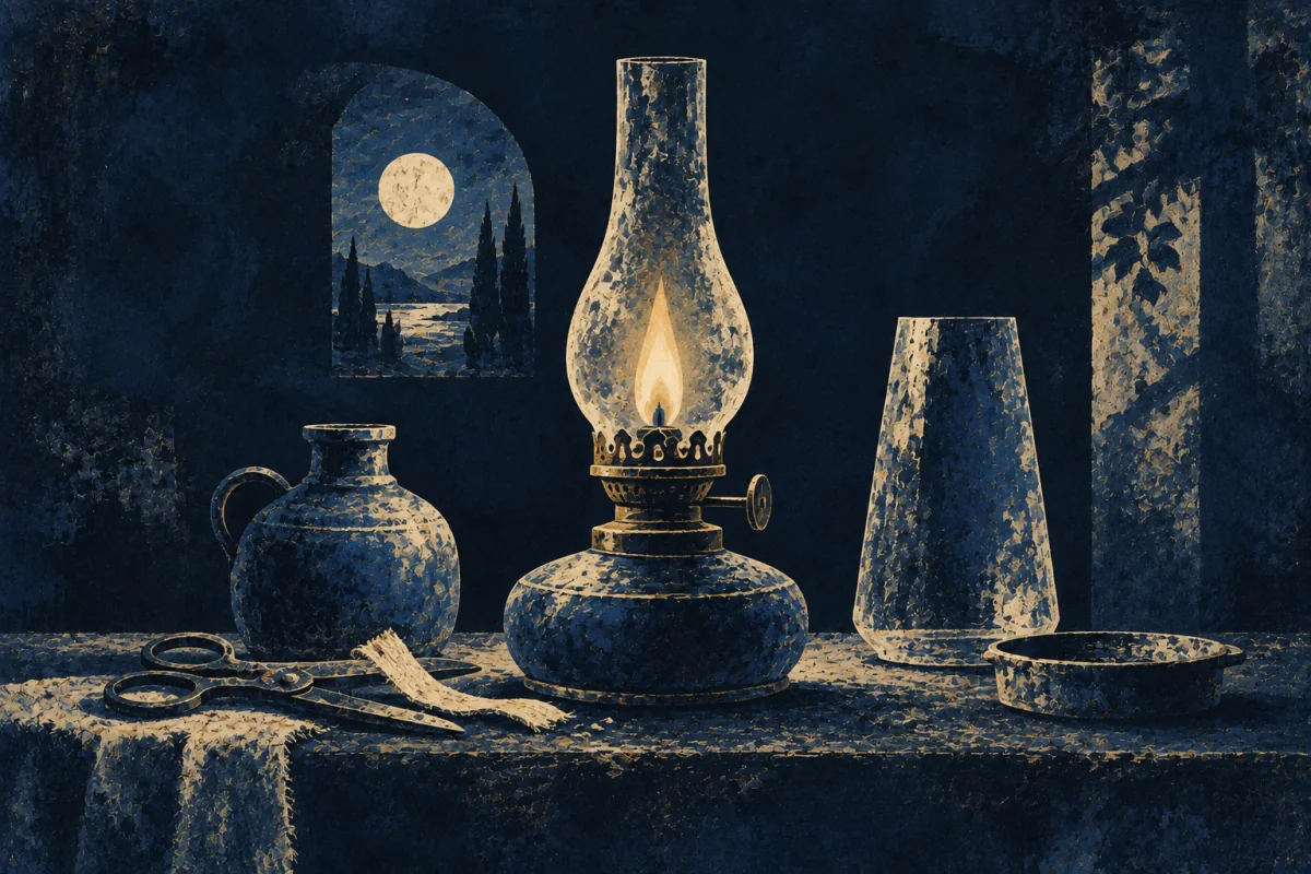 Midnight Symbols card representing Lamp-Hand.