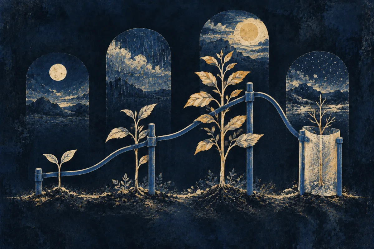 Midnight Symbols card representing Years-Long Guide.
