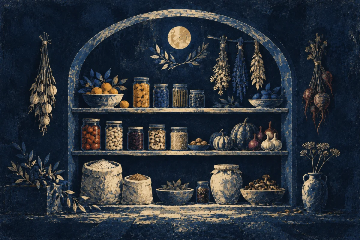Midnight Symbols card representing Larder-Keeper.